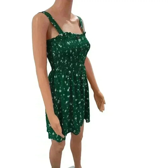 Floral Smocked Sundress with Button Details - Picture 3 of 13